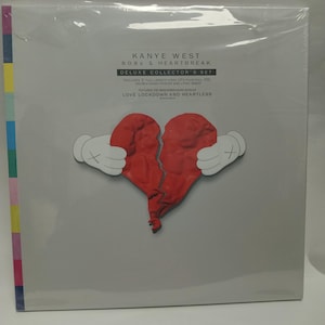 Kanye West 808s & Heartbreak 2LP Vinyl Limited Black 12