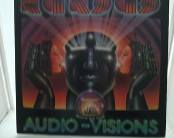 LP Rock - Kansas - Audio-Visions - Disco de Vinil Vintage M-/M-