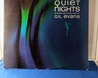 LP  Jazz  Miles Davis - Quiet Nights - Vintage Vinyl Record   VG+/M-
