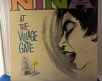 LP Jazz - Nina Simone - At the village gate - Vintage Vinyl Record  VG+/VG+