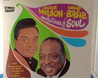 LP  Soul  Jackie Wilson and Count Basie - Manufactures of Soul - Vintage Vinyl Record  M-/VG++