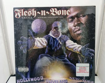 LP Hip Hop  Flesh N Bone "T.H.U.G.S."  OG  Vinyl Record   Sealed