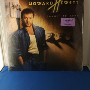 LP R&B Howard Hewitt - I commit to love - Begagnad vintage vinylskiva M-/M-