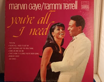 LP   Motown - Marvin Gaye & Tammi Terrell - You're all I need - Vintage Vinyl Record  VG+/VG++