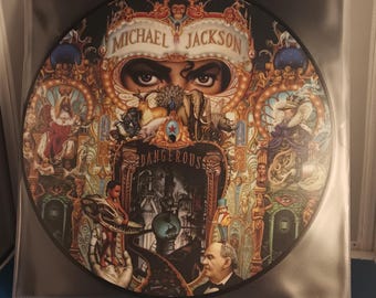 LP  Pop  Michael Jackson - Dangerous - Picture Disc Vinyl Record  (NEW)