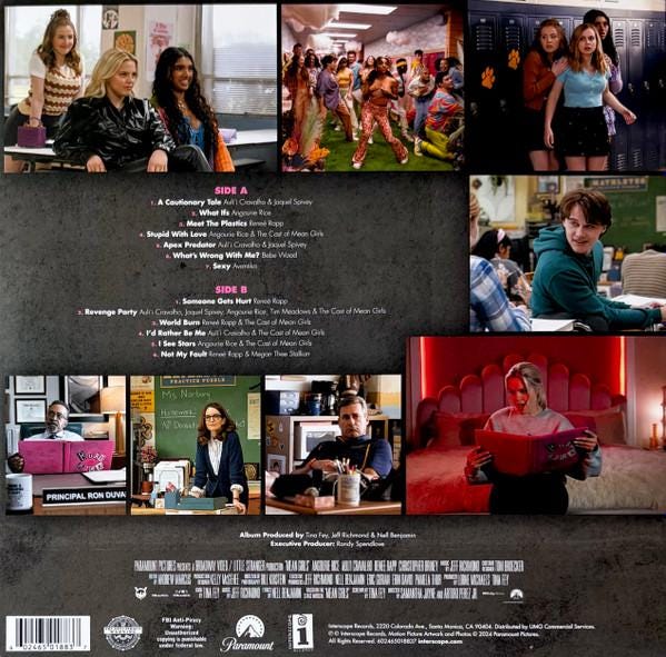 LPサウンドトラック「ミーン・ガールズ」封入 - Etsy 日本