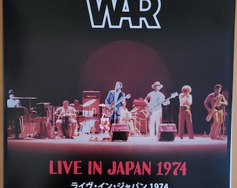 LP War "Live in Japan 1974" Vinylskiva Förseglad