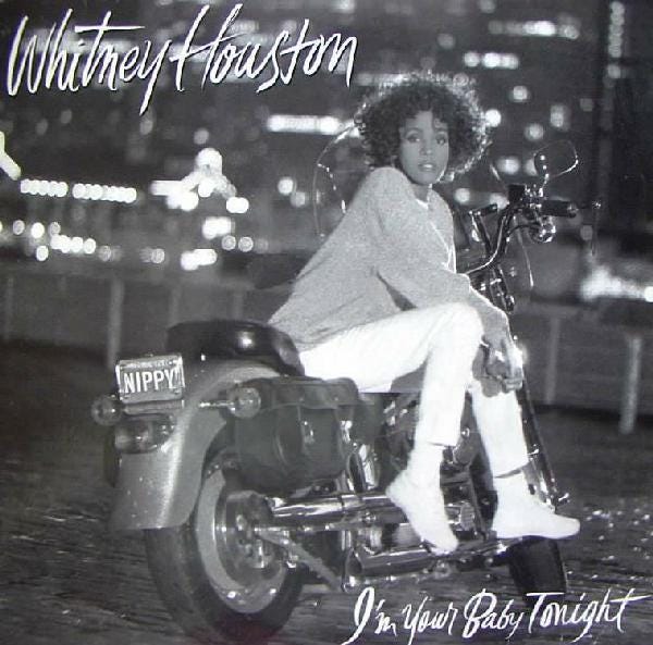 Whitney Houston "I'm your baby today" r&b-vinylplaat verzegeld