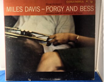 LP Jazz Miles Davis - Porgy and Bess - Vintage vinylskiva VG+/VG++