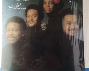 LP R&B Gladys Knight and The Pips - 2-årsjubileum - Vintage vinylskiva M-/M-