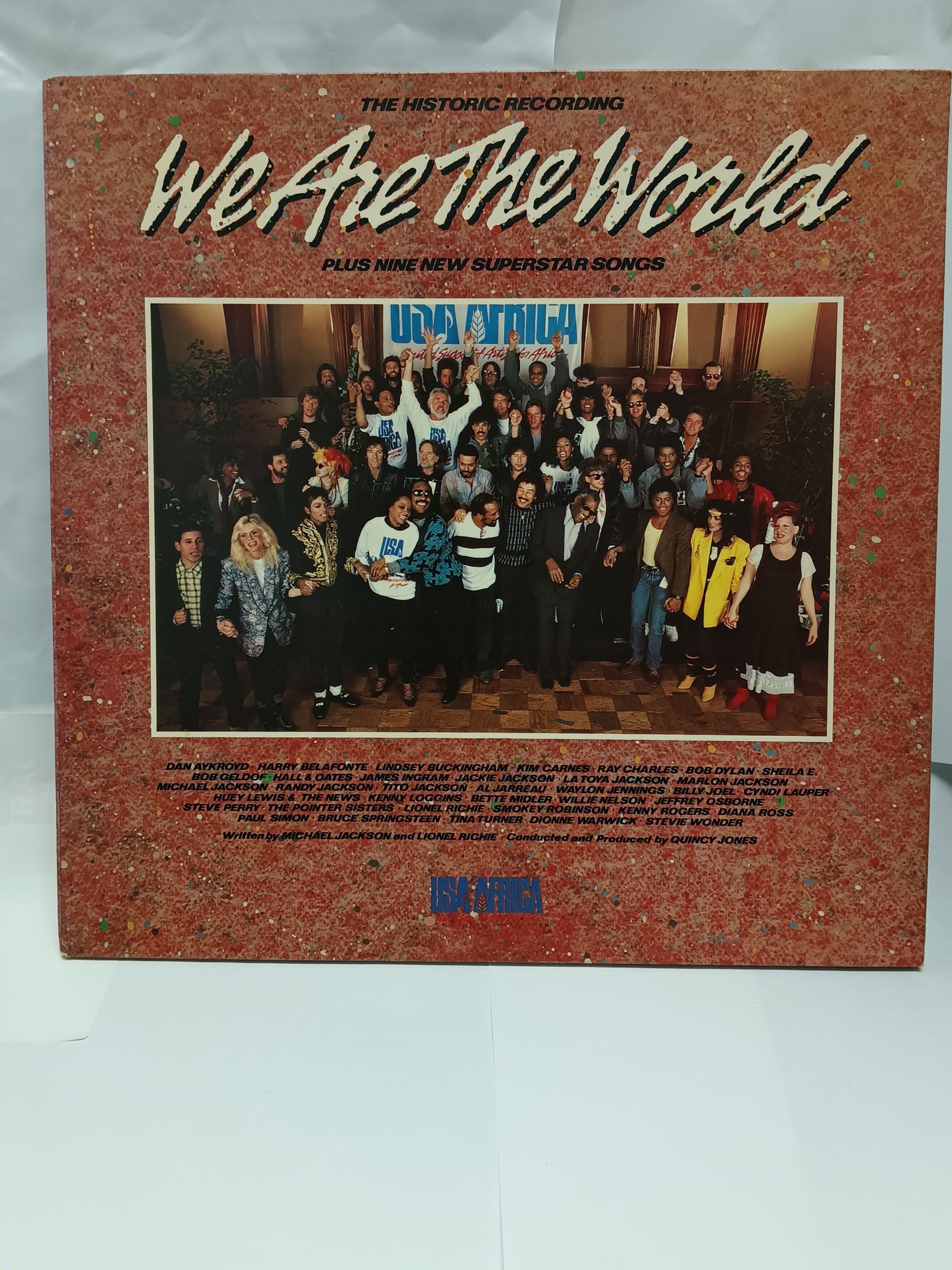 LP R&B 様々なアーティスト「We are the world」ヴィンテージ ビニール 