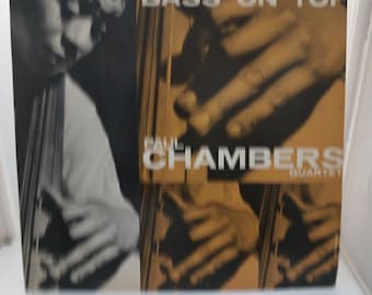 LP Jazz Paul Chambers - Bajo arriba - Disco de vinilo vintage VG++/VG++