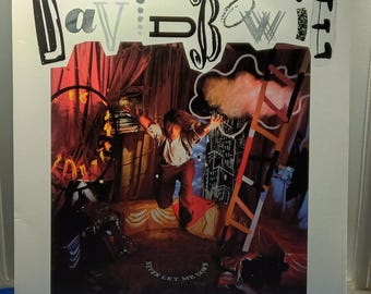 LP Rock Davis Bowie - Never let me down - Vinyl Record M-/M-