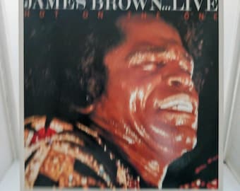 LP Funk - James Brown en vivo en Japón - Hot on the one - Disco de vinilo vintage m-/m-