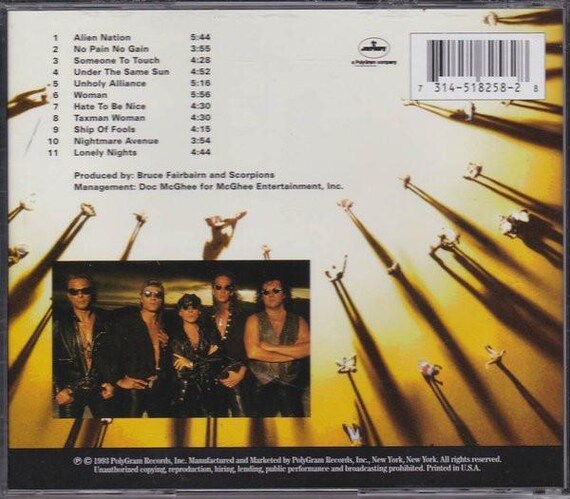 ★れ 楽譜・バンドスコア /SCORPIONS FACE THE HEAT CD Rock Scorpions 