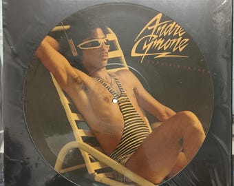LP  R&B  Picture Disc Andre Cymone " Survivin' In the 80s" PROMO  Vinyl Record  M-/M-