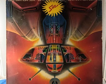 LP Funk  Sun - Destination Sun - Vintage Vinyl Record  VG+/M-