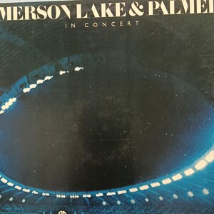 LP  Rock  Emerson Lake & Palmer  &quot;In Concert&quot;  Vinyl Record  VG+/M-