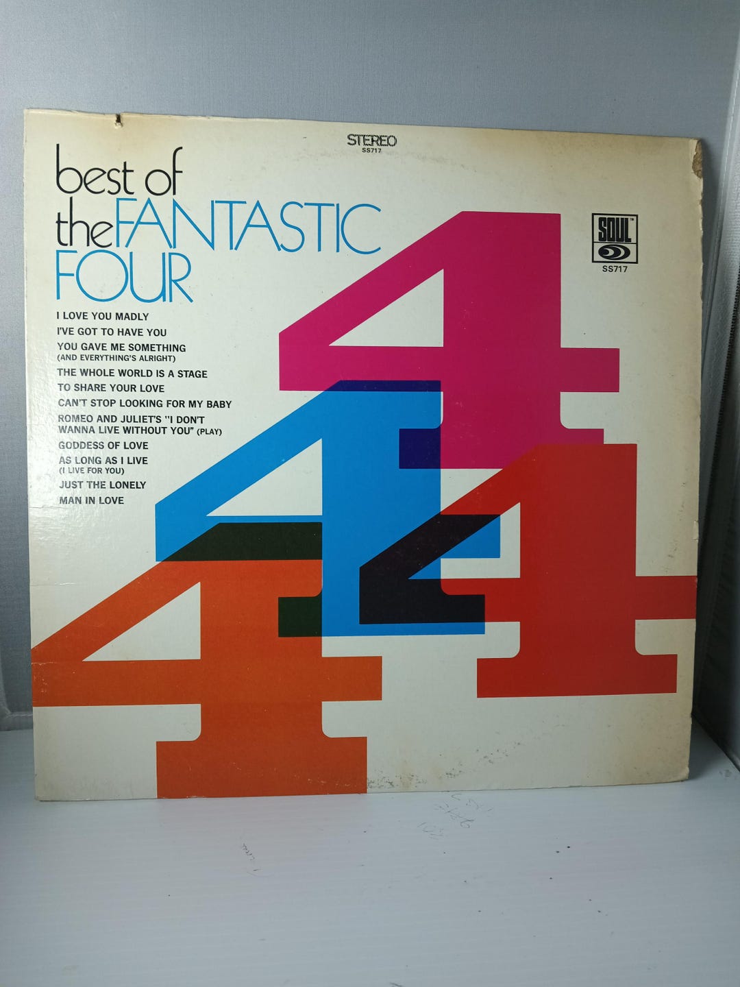 英LP Fantastic Four Fantastic Four STML11105 TAMLA MOTOWN /00260 LP Motown the Fantastic Four 