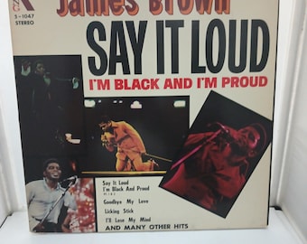 LP Funk - James Brown - Say it Loud, Black and Proud - Disco de vinilo vintage M-/M-