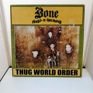 LP  Hip Hop  - Bone Thug-N-Harmony = Thug World Order UK Promo Sampler Vinyl Record M-/VG++