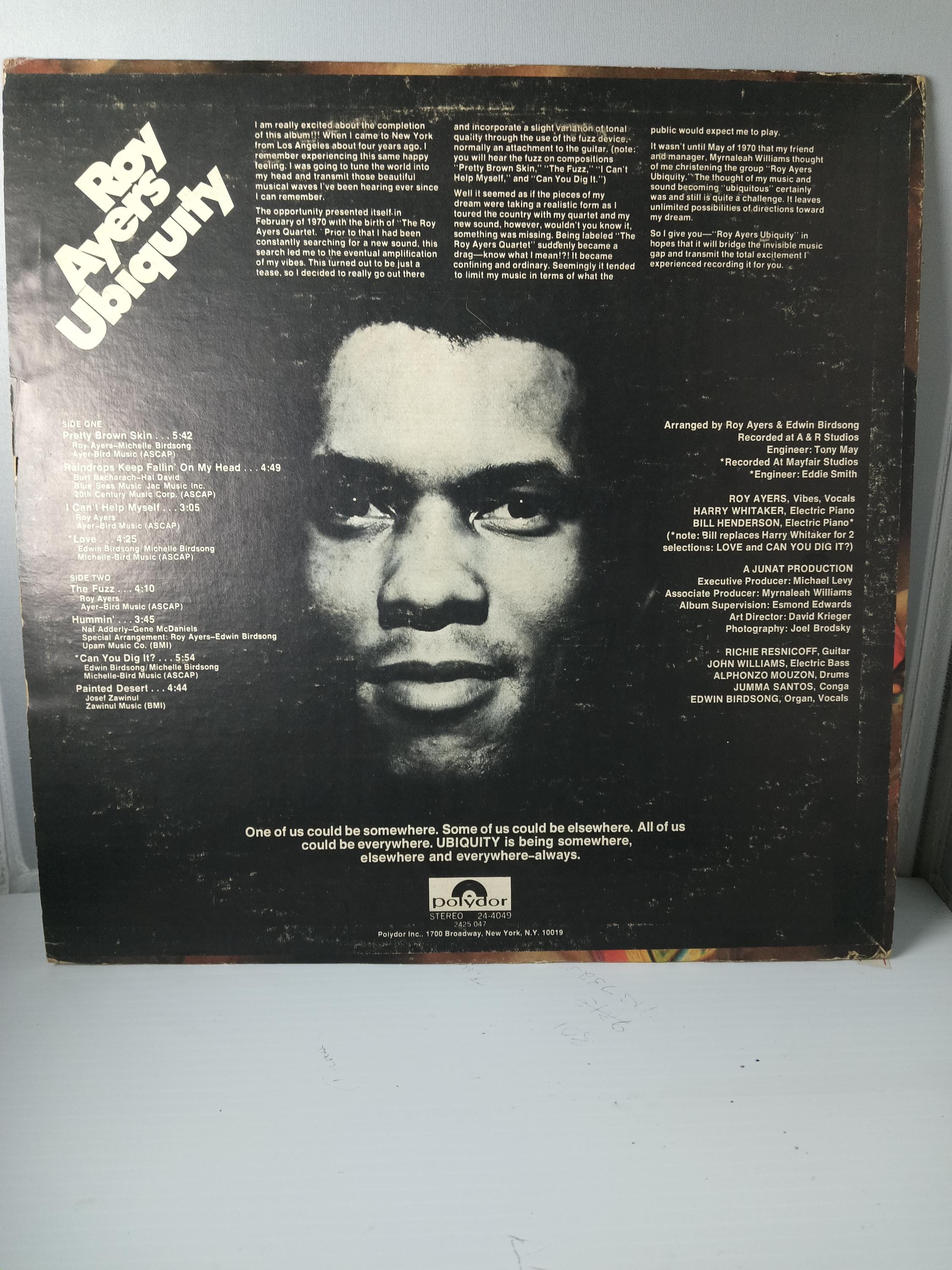 LP Jazz/funk Roy Ayers Ubiquity 