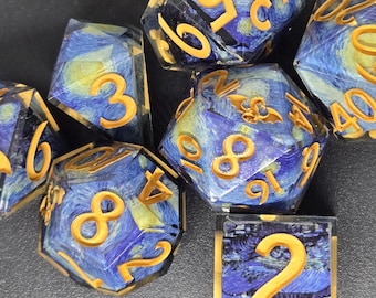 Starry Night Dice Set