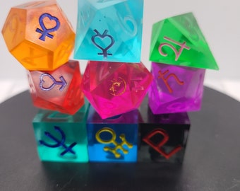 Crystalized Fighting Evil By Moonlight Würfel Set
