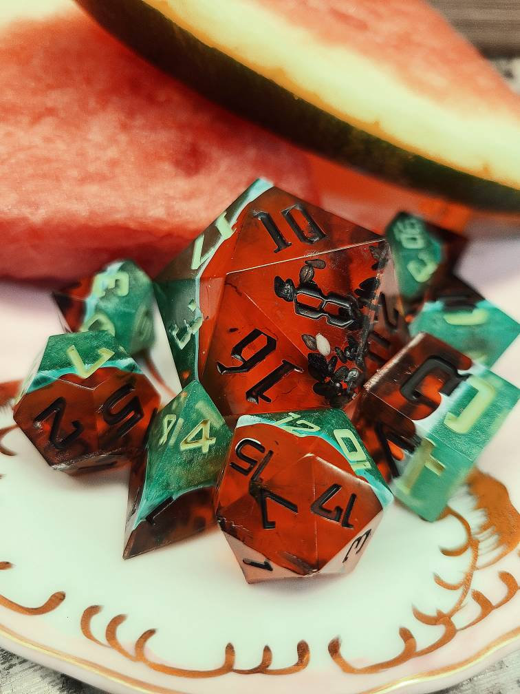 Watermelon Dice Set