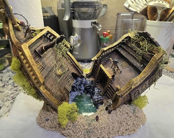 Pirate Ship Dice Tower