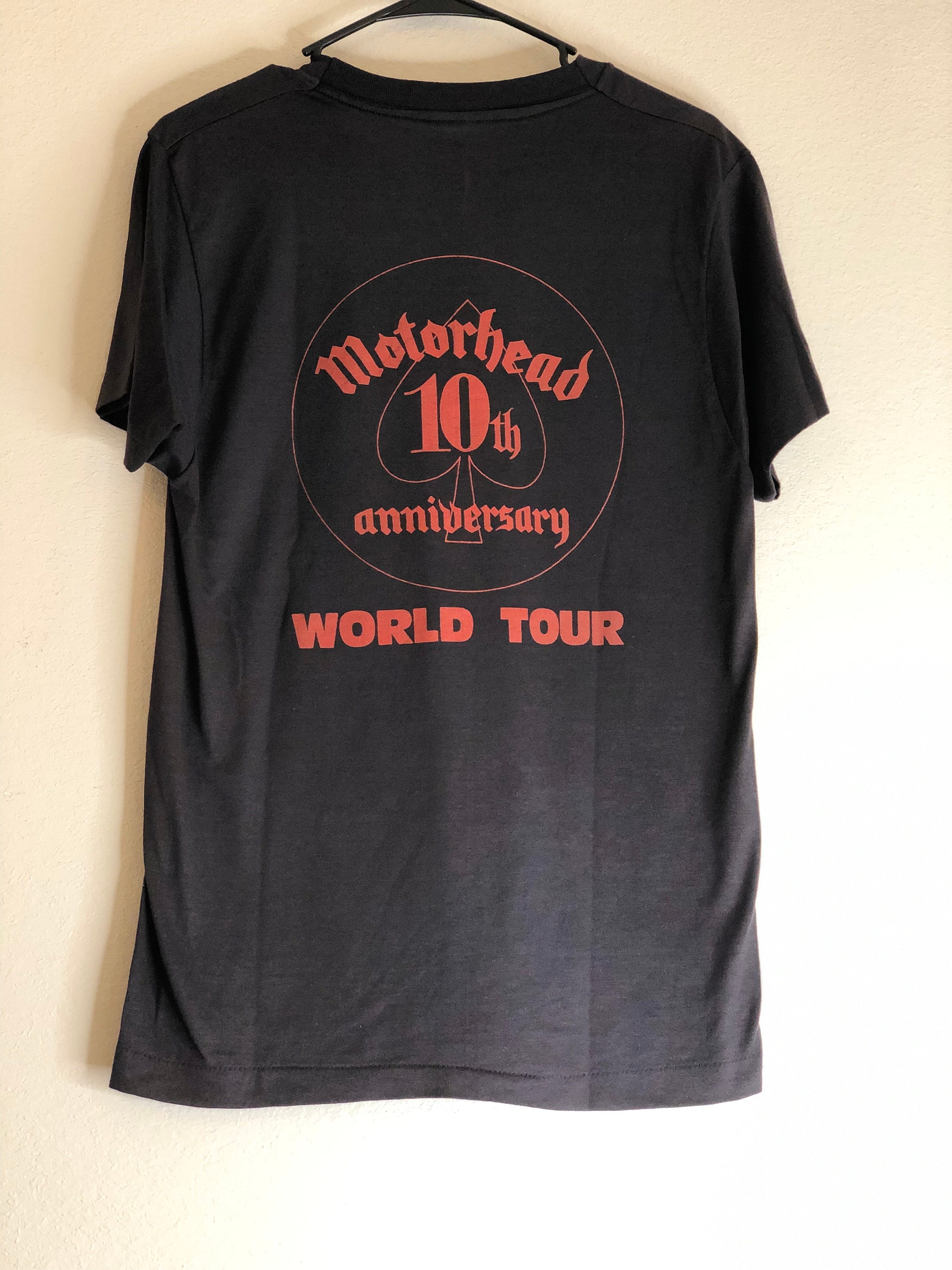 1985 Vintage Motorhead 10th Anniversary World Tour T-shirt
