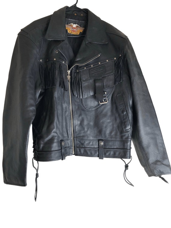 Vintage Leather Harley-Davidson Jacket - image 1