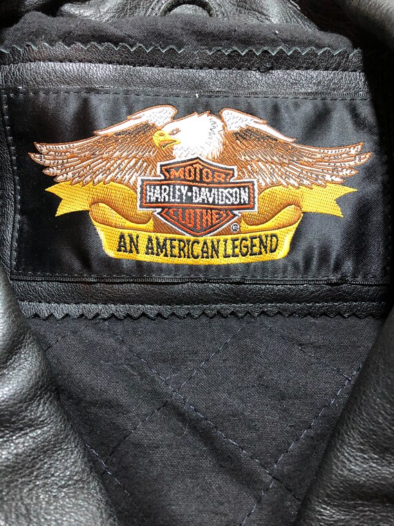 Vintage Leather Harley-Davidson Jacket - image 5