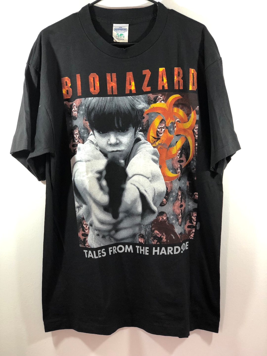 BIOHAZARD Tシャツ 1995 Biohazard State of the World Tour T-shirt - Etsy