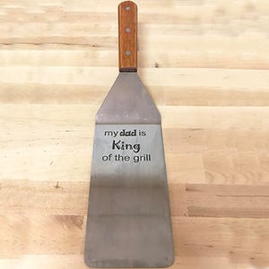 Personalized Engraved Spatula: 4x8, 15 Overall, Commercial/Restaurant Grade Free Engraving Your Message/Logo image 3