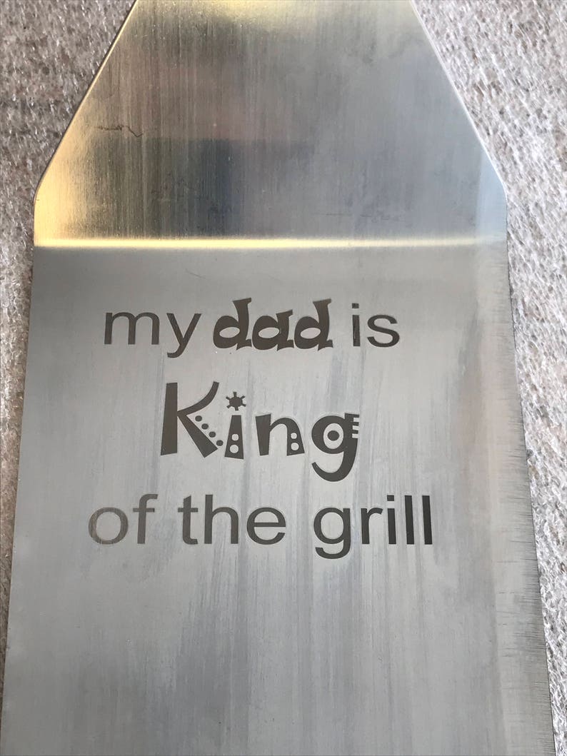 Personalized Engraved Spatula: 4x8, 15 Overall, Commercial/Restaurant Grade Free Engraving Your Message/Logo image 6