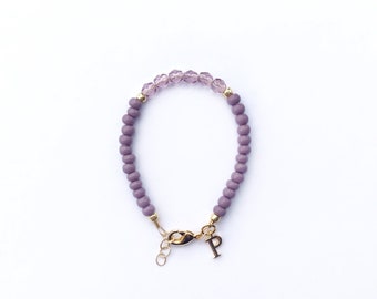 baby girl bracelet-purple bracelet-toddler bracelet-baby bracelet personalized-toddler jewelry-baby shower gift-first birthday gift