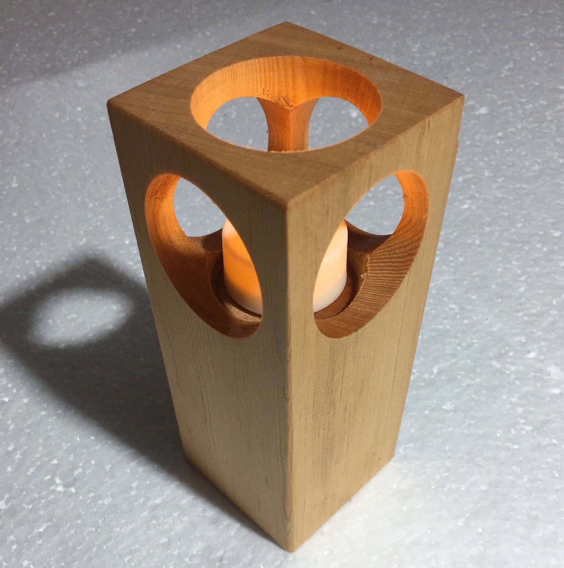 Geometric Design Tea Light Holder Etsy Singapore