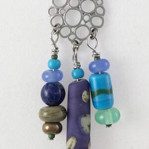 Silver Fizz Bead Jumble Necklace