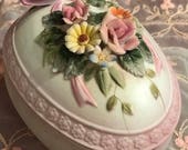 Vintage Lefton China Egg Box