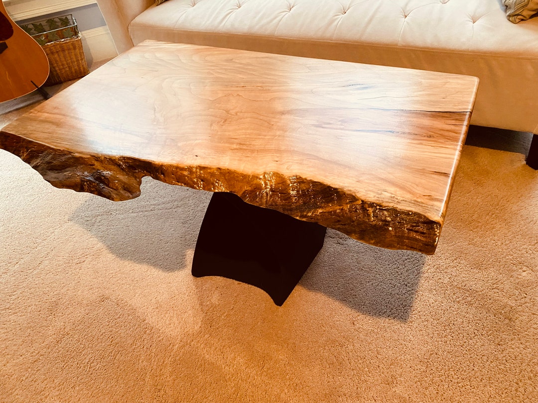 Spalted Maple Coffee Table, Edge Maple , Table , Cabin Table , Farmhouse Table,farmhouse Decor