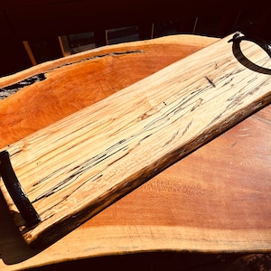 Spalted Maple Charcuterie tray, 22 x8 live edge, cutting board, farmhouse decor,wedding gift, housewarming gift