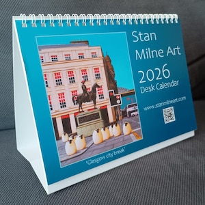 2026 Stan Milne Art Desk Calendar
