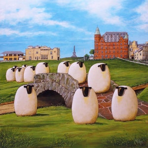 St Andrews Day Trip - the Swilcan Bridge, golf, the old course
