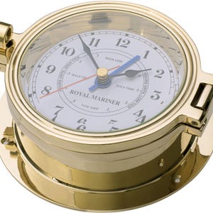 Tide clock FREE international shipping 116mm 4.56in 670g 1.5lb Time and tide clock solid brass tide and time clock New Zealand C622T