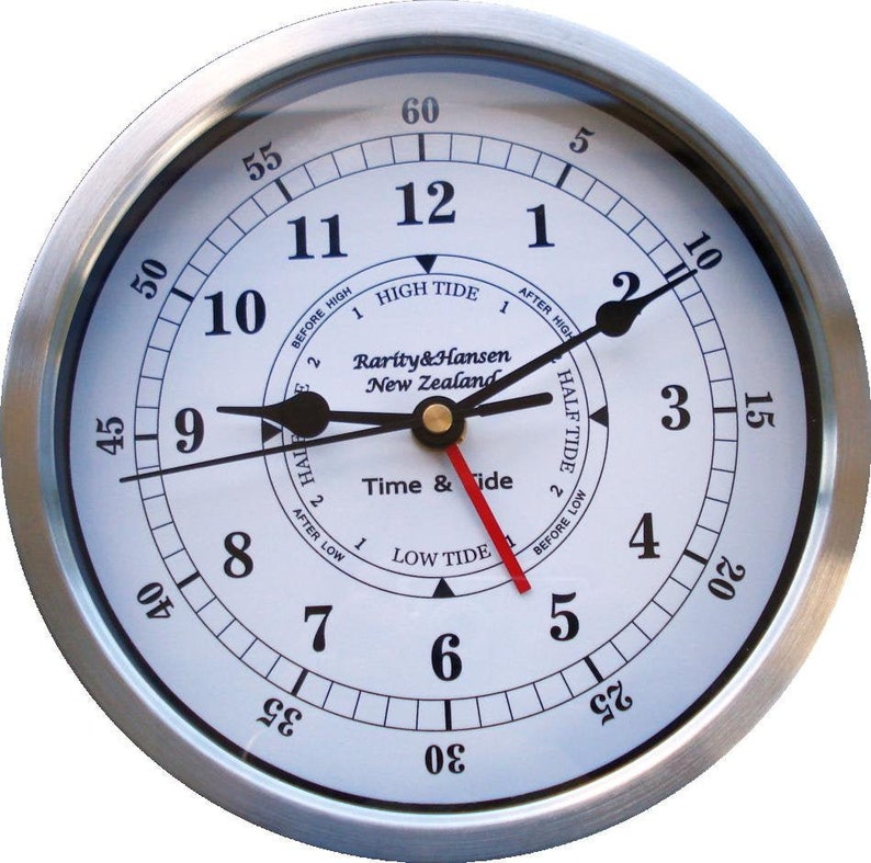 Tide clock time and tide clock etsy