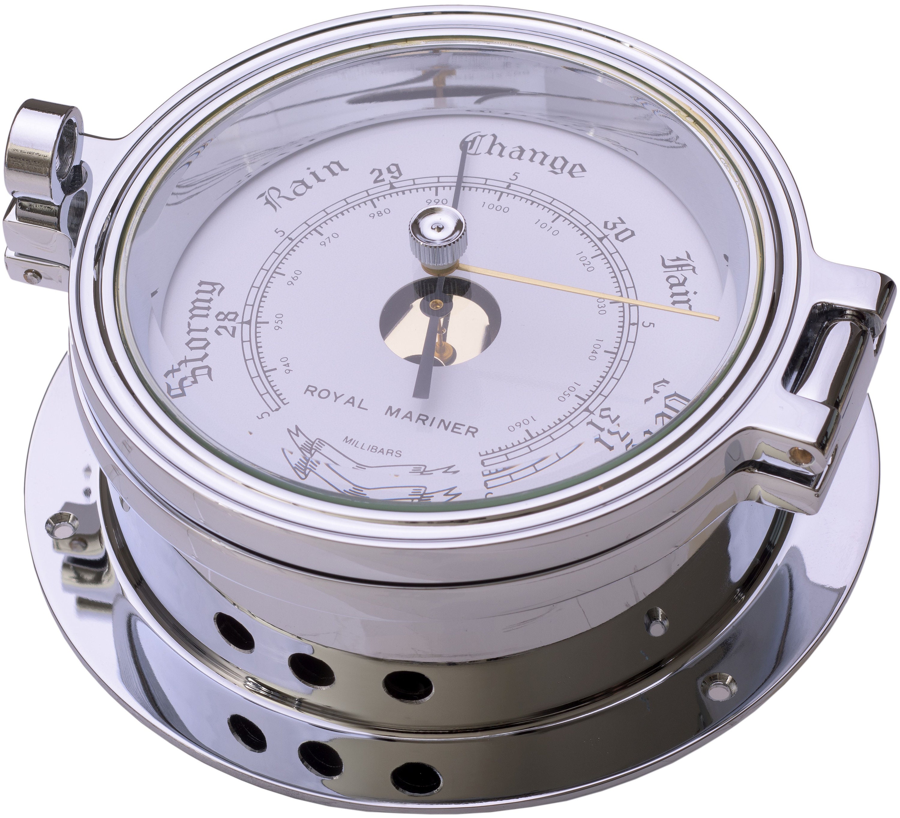 Quiet Tide Clock Barometer Thermometer Etsy