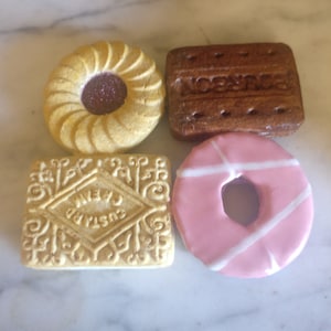 Realistic Biscuit Coasters: Novelty Tea Cup Coasters