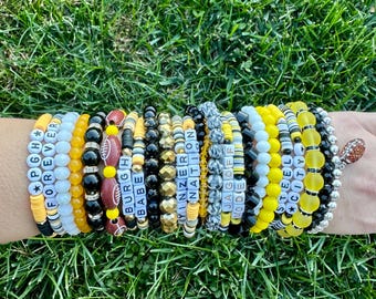Steelers - Themed Bracelet Stack