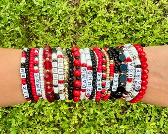 UGA - Themed Bracelet Stacks